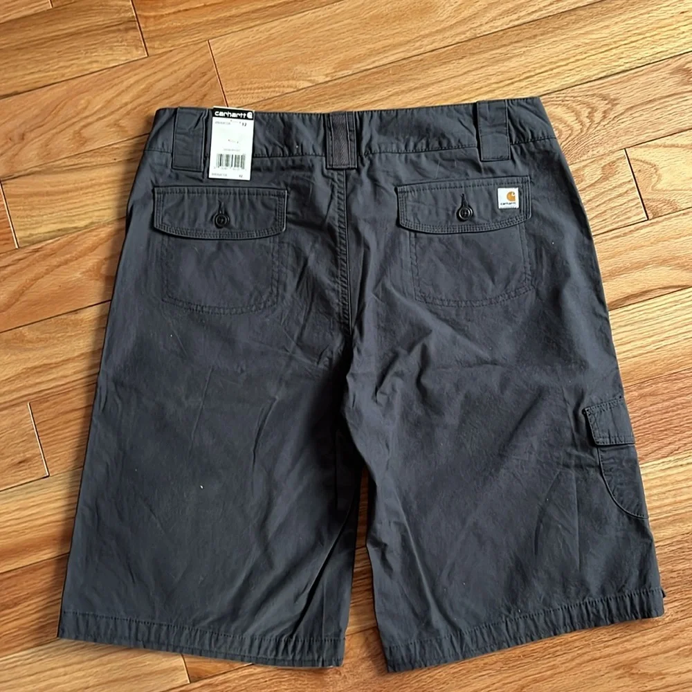 🆕 Carhartt cargo shorts, charcoal gray - Picture 3 of 4